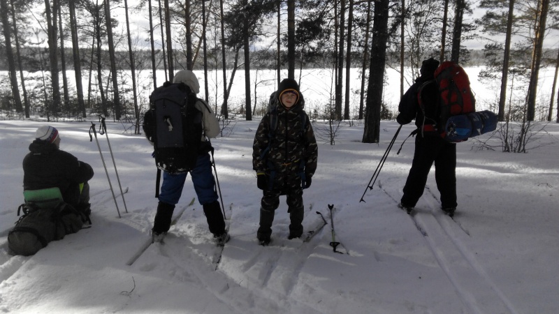 Кишинское озеро зимой