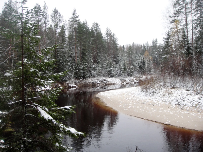 Стоянка на Белом Лухе
